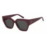 TOMMY HILFIGER Women's Sunglasses TH-2223-S-LHF 53/19/140 mm Black Acetate Grey Polycarbonate UV400