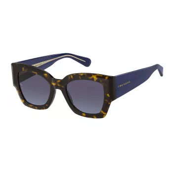 Tommy Hilfiger Women's TH-1862-S-086 Cat Eye Sunglasses - Dark Havana / Brown Gradient
