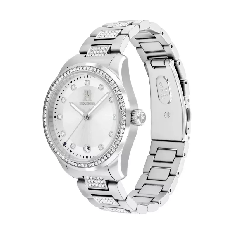 TOMMY HILFIGER Women's Watch 1782757 (36mm) - Silver Stainless Steel Mesh