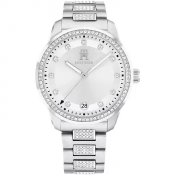 TOMMY HILFIGER Women's Watch 1782757 (36mm) - Silver Stainless Steel Mesh