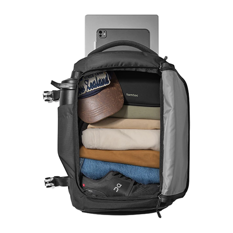 TOMTOC Navigator-T66 Liteway Travel Backpack 28L/15.6 (Black)