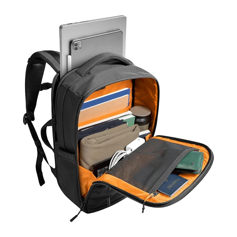 TOMTOC TechPack-T73 X-pac 15.6''/30L Laptop Backpack (Black)