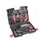 Top Tools 100-Piece 1/4 inch and 3/8 inch Drive Socket and Tool Set with Chrome Vanadium Steel, 72-Tooth Ratchet, and Blow-Molded Case