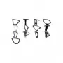 Topstar Armrests Model H1, Height-Adjustable, 1 Pair Black (7111)