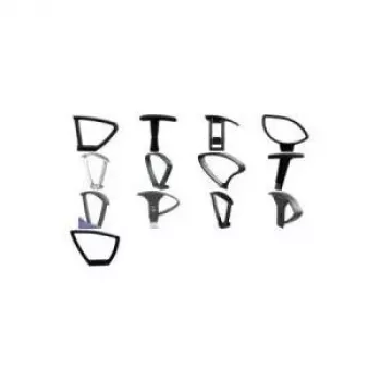 Topstar U2 Height-Adjustable Armrests, Pair, Black (7096)