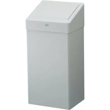 Tork 228000 Elevation 50 L Rectangular Steel Waste Bin, White