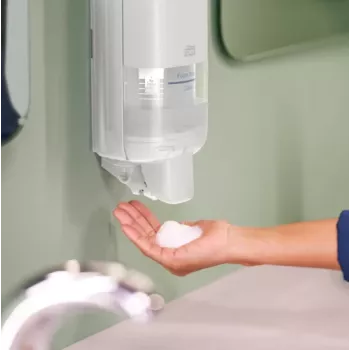 Tork S4 Soap and Sanitizer Dispenser, White