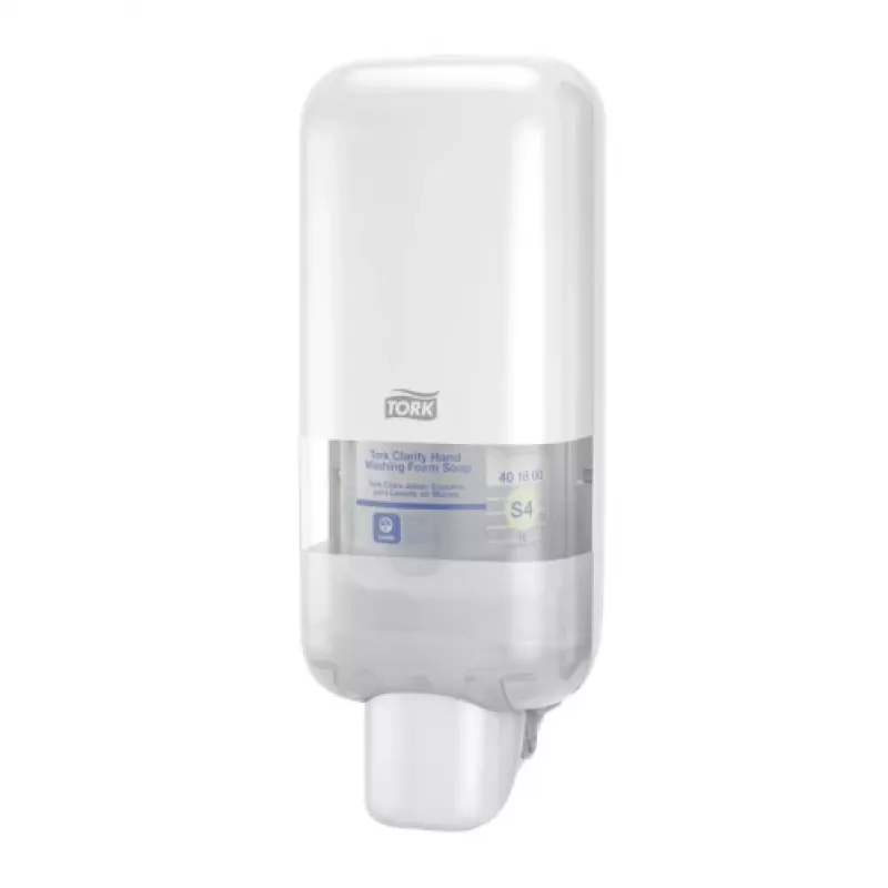 Tork S4 Soap and Sanitizer Dispenser, White