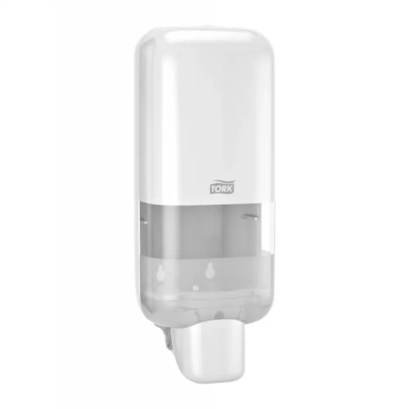 Tork S4 Soap and Sanitizer Dispenser, White