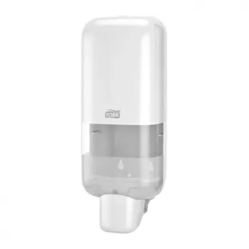Tork S4 Soap and Sanitizer Dispenser, White