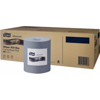 TORK Strong Multipurpose Paper Wiping Cloths Blue M2 128207