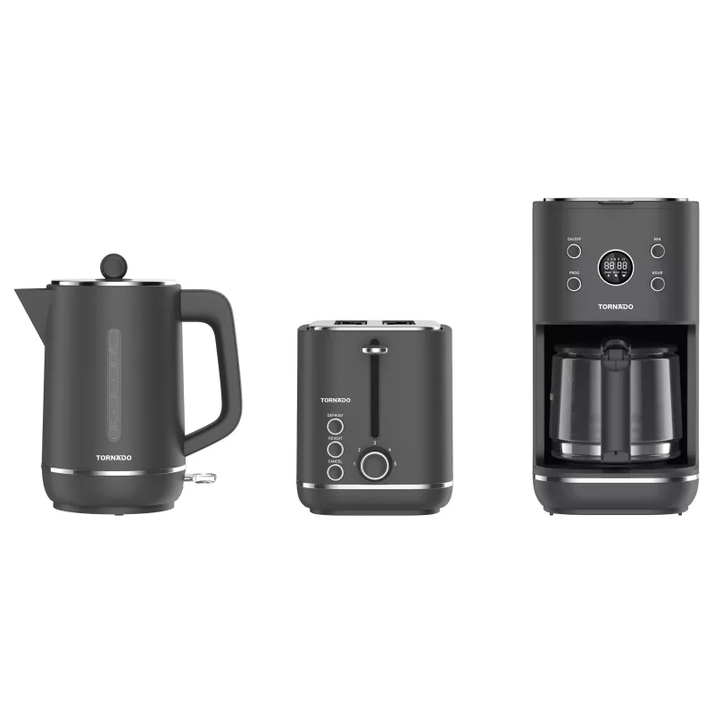 TORNADO TKE-01328-GS Retro Electric Kettle, 1.7 L, 2200 W, Beige