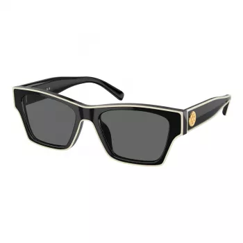 Tory Burch TY7207U200487 Women's Cat Eye Sunglasses - Transparent Brown Frame, Brown Gradient Lens, 53mm