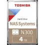 Toshiba N300 NAS 4TB Internal Hard Drive 3.5 inch SATA 6Gb/s 7200RPM 128MB Cache