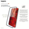 TOTI PREMIUM 3D Tempered Glass Screen Protector Full Cover for Samsung Galaxy S25 Ultra