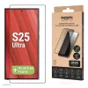 TOTI PREMIUM 3D Tempered Glass Screen Protector Full Cover for Samsung Galaxy S25 Ultra