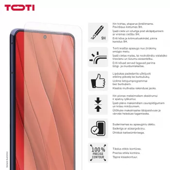 TOTI Tempered Glass 2D Screen Protector for Samsung Galaxy A37/A57/A36/A56/S24 FE/S25 FE