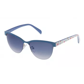TOUS STO314-570E70 Women's Cat Eye Sunglasses Havana Brown Gradient