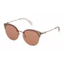 TOUS Sunglasses STO370V 8FCG Women Acetate Frame Gradient Brown Lens 59mm
