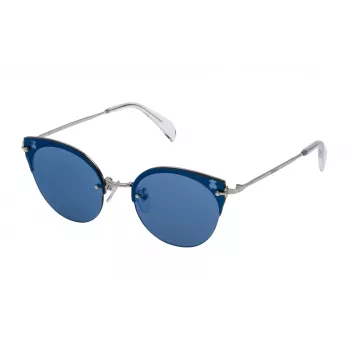 TOUS Woman STOA09-56579B Sunglasses Havana Acetate Square Brown Gradient 56mm