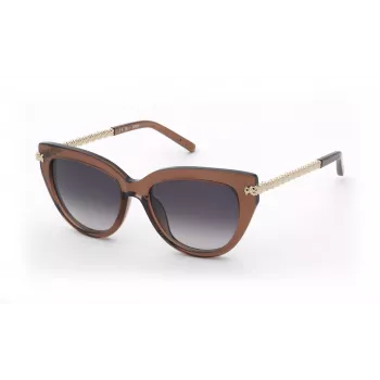 TOUS Women's Cat Eye Sunglasses STOD13-530893 Havana Brown Gradient 53mm