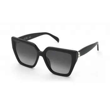 TOUS Women's Square Acetate Sunglasses STOC40S560700 Havana Brown Gradient 56mm