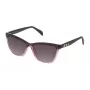 TOUS Women's STOA23-560G49 Butterfly Sunglasses, Havana Frame, Brown Gradient Lens, 56mm