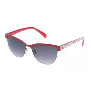 TOUS Women's Sunglasses STO314-570357 Cat Eye Acetate Havana 57mm
