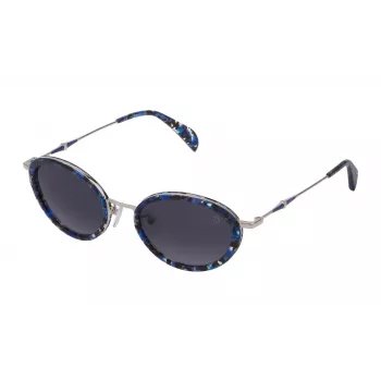 TOUS Women's Sunglasses STO388-5101H6 Brown Havana Butterfly 51 mm