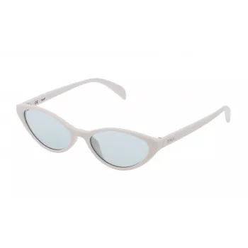 TOUS Women's Sunglasses STO394-5304AO Havana Tortoise Acetate Square Cat-Eye