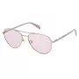 TOUS Women's Sunglasses STO437-560E59 Havana Acetate Square Frame Gradient Brown Lens 56mm