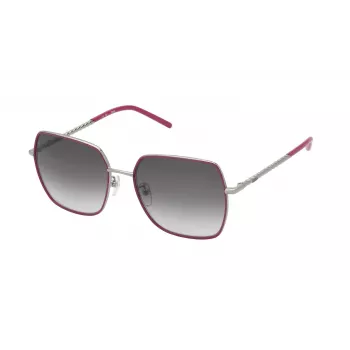 TOUS Women's Sunglasses STO460-570A39 Havana Brown Acetate Square Frame 57mm