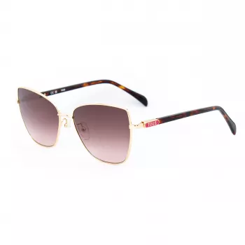 TOUS Women's Sunglasses STO471-590300 Brown Havana Butterfly 59mm