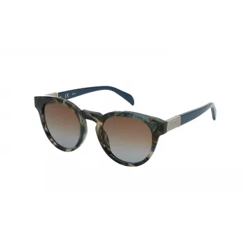 TOUS Women's Sunglasses STOB48-500Q66 Havana Rectangular 50 mm