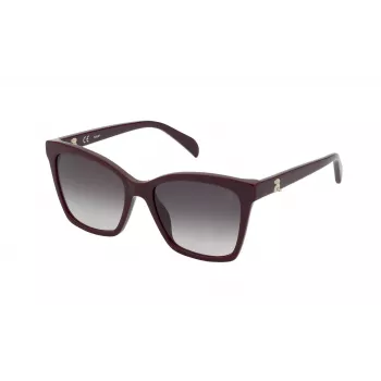 TOUS Women's Sunglasses STOB505509FH Havana Acetate Frame Brown Gradient Lens 55/18/140 mm