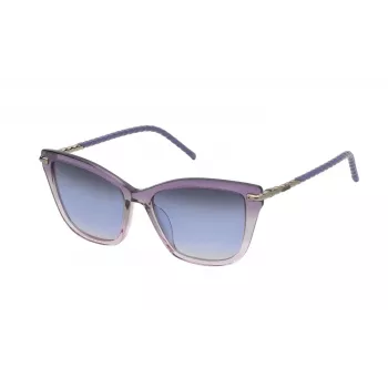 TOUS Women's Sunglasses STOB87-540ABT - Havana Acetate Cat-Eye with Brown Gradient Lenses 54mm