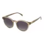 TOUS Women's Sunglasses STOB89-5107AY Havana Acetate Square Frame Brown Gradient Lens 51mm