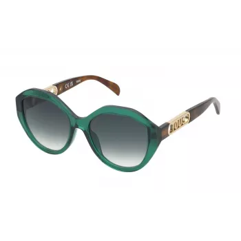TOUS Women's Sunglasses STOB90-550G61 Havana Brown Gradient Rectangular 55mm