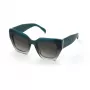 TOUS Women's Sunglasses STOC37-510D77 Havana Brown Acetate Square Frame with Brown Gradient Lenses 51/21/140 mm