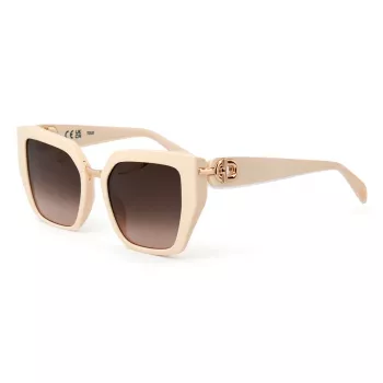 TOUS Women's Sunglasses STOC43-5409X7 Havana Brown Acetate Butterfly Square 54mm