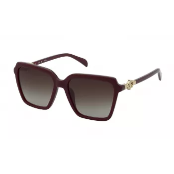 TOUS Women's Sunglasses STOC74-5609FH Havana Acetate Brown Gradient 56 mm