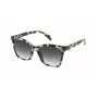 TOUS Women STOB50-550ALC Sunglasses Havana Acetate Square Frame Grey Gradient Lens 55/18/140 mm