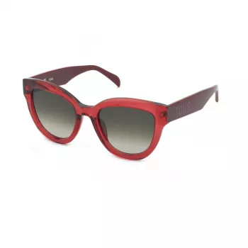 TOUS Women STOC80-530VC2 Sunglasses Black Grey Gradient 53mm