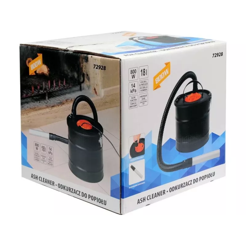 TOYA 72928 Ash Vacuum Cleaner 1200 W 20 L Stainless Steel