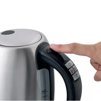 TOYA LUND 68194 Electric Kettle 2200 W 1.7 L Stainless Steel Silver/Black