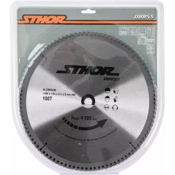 TOYA STHOR 300 mm TCT Circular Saw Blade for Aluminium and Non-Ferrous Metals, 100 Teeth, 30 mm Bore