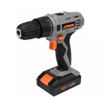 TOYA Sthor 78983 Corded Impact Drill 780 W, 13 mm Keyed Chuck, 0-3000 RPM, Hammer Function, Soft Grip, with Auxiliary Handle and Depth Stop
