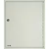 TOYA VOREL 78436 Steel Key Cabinet with Cylinder Lock, 10 Hooks, Grey, Wall-Mountable