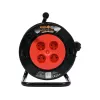 TOYA VOREL 82682 Cable Reel 4-Socket 30m H05VV-F 3G1.5 with Thermal Cut-Out