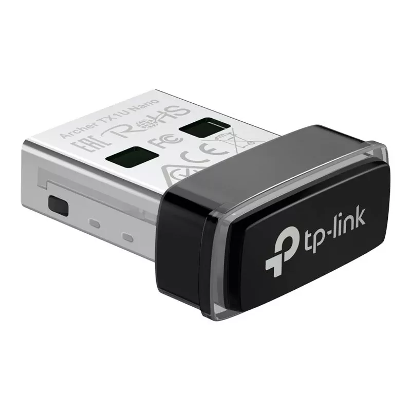 TP-Link Archer TX1U Nano AX300 Wi-Fi 6 USB Adapter with Internal Antennas, USB 2.0